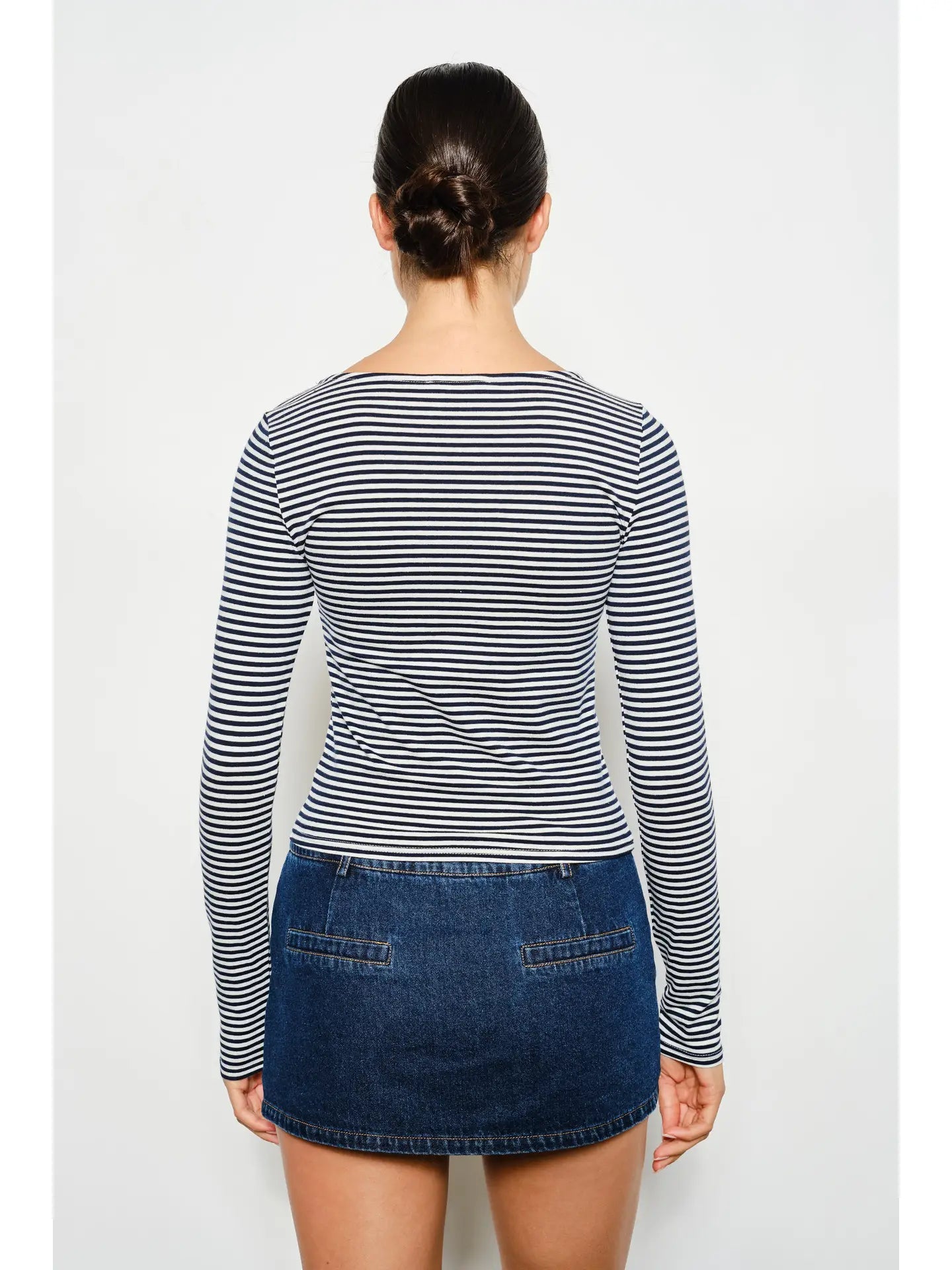 Kelsea Striped Lobster Top