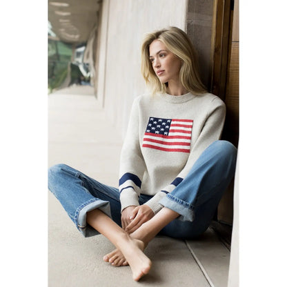 Knit Flag Sweater