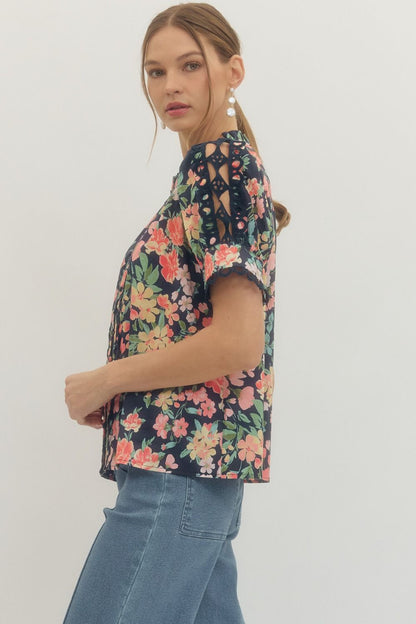 Clara Scallop Lace Top