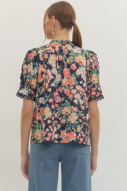 Clara Scallop Lace Top