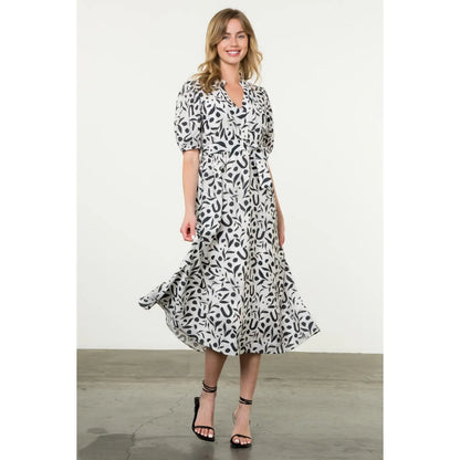 Laney Printed Midi Dress