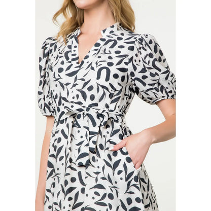Laney Printed Midi Dress