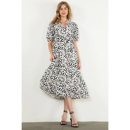 Laney Printed Midi Dress