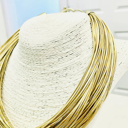 Leatherette Strand Necklace