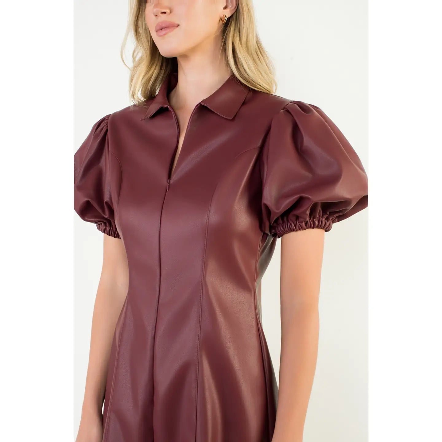 Sarah Leather Dress