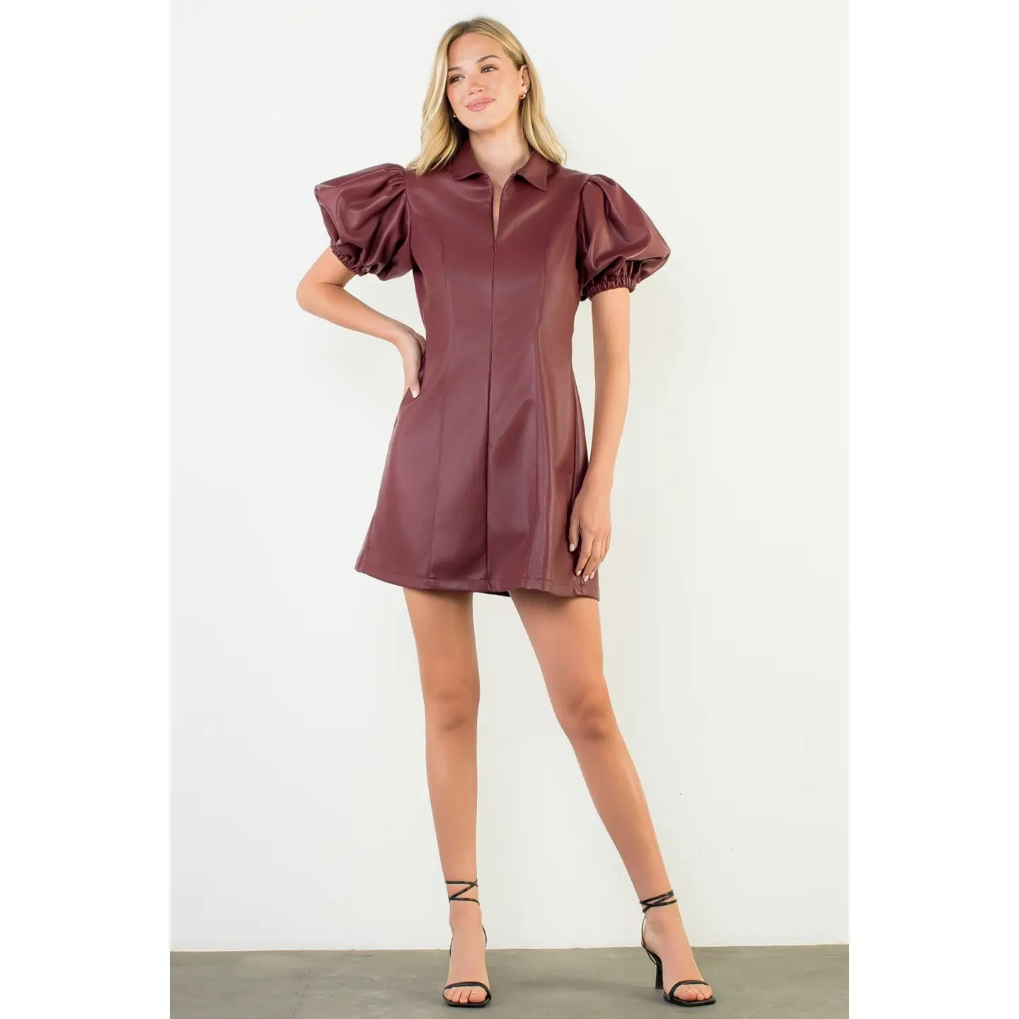 Sarah Leather Dress