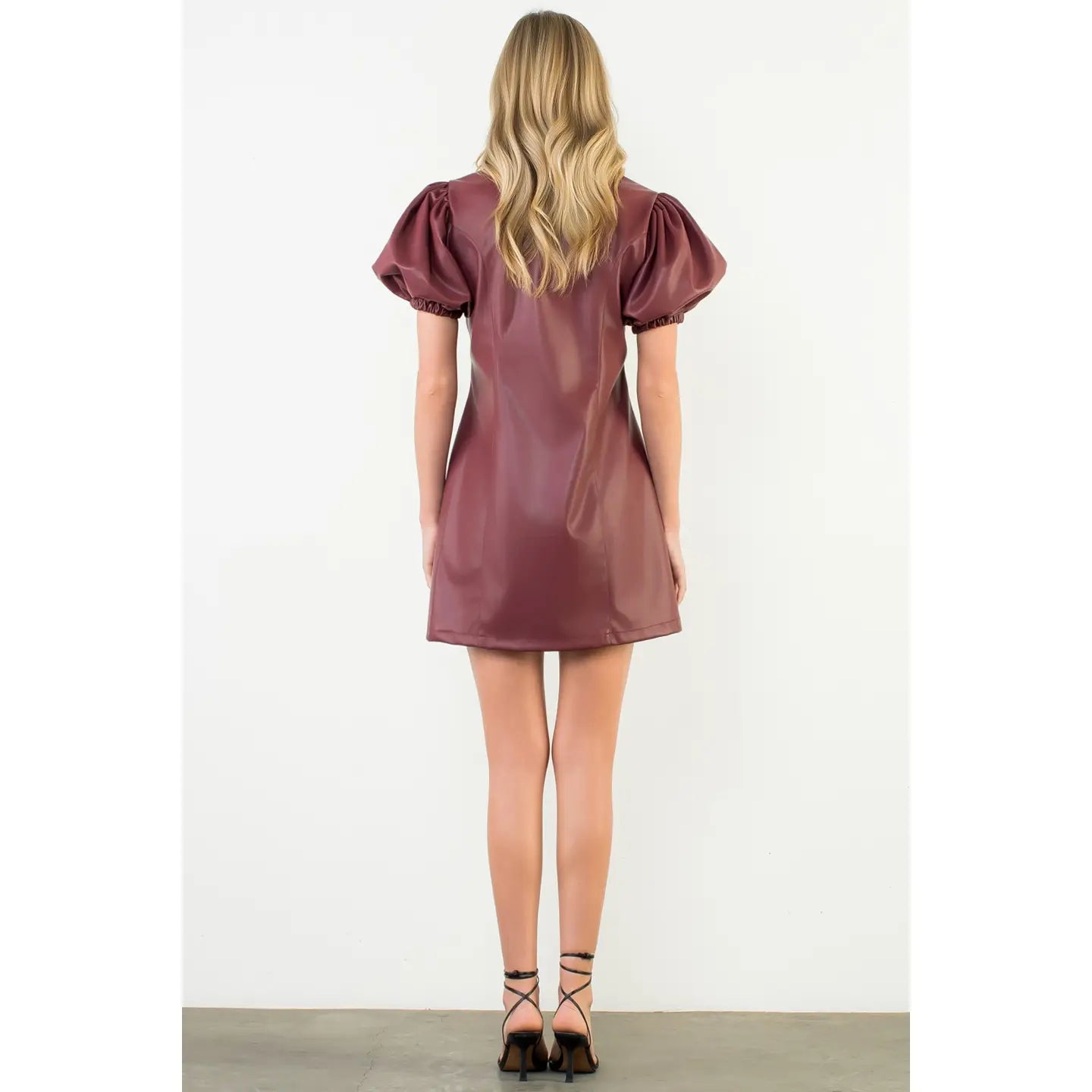 Sarah Leather Dress