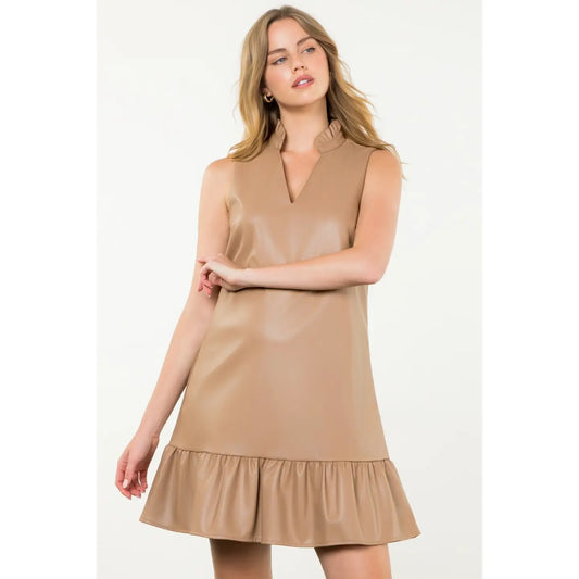 Faith Leather Dress