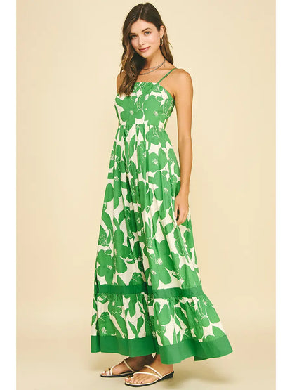 Mable Floral Tiered Maxi Dress (More Colors)