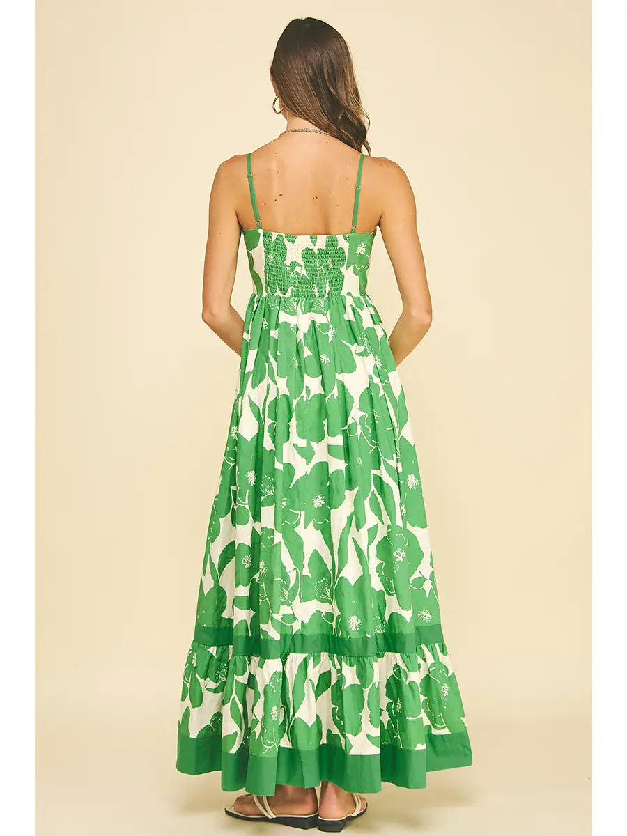 Mable Floral Tiered Maxi Dress (More Colors)