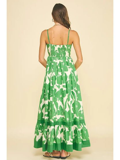 Mable Floral Tiered Maxi Dress (More Colors)