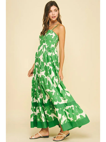 Mable Floral Tiered Maxi Dress (More Colors)