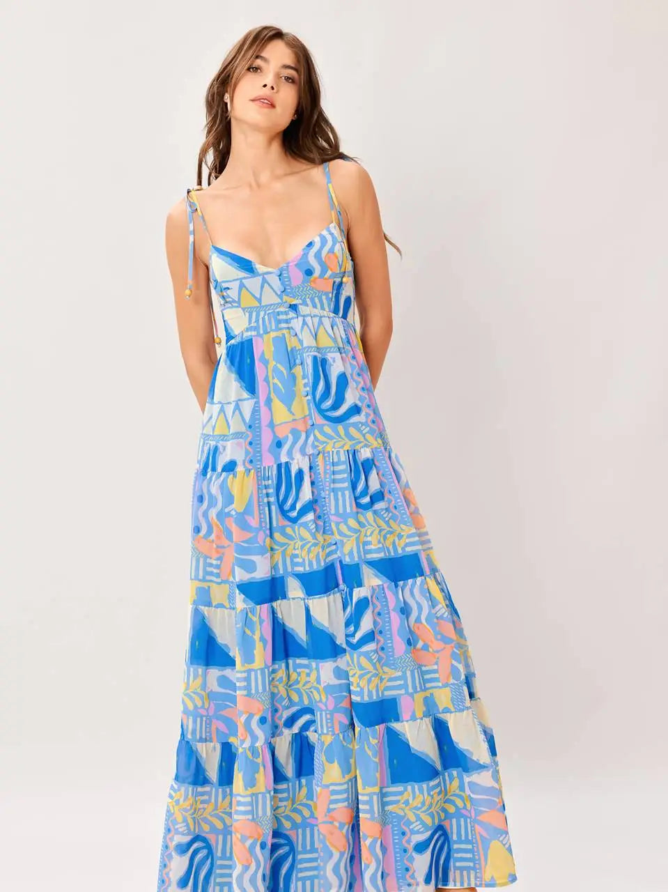 McKenna Printed Maxi Dress