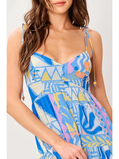 McKenna Printed Maxi Dress