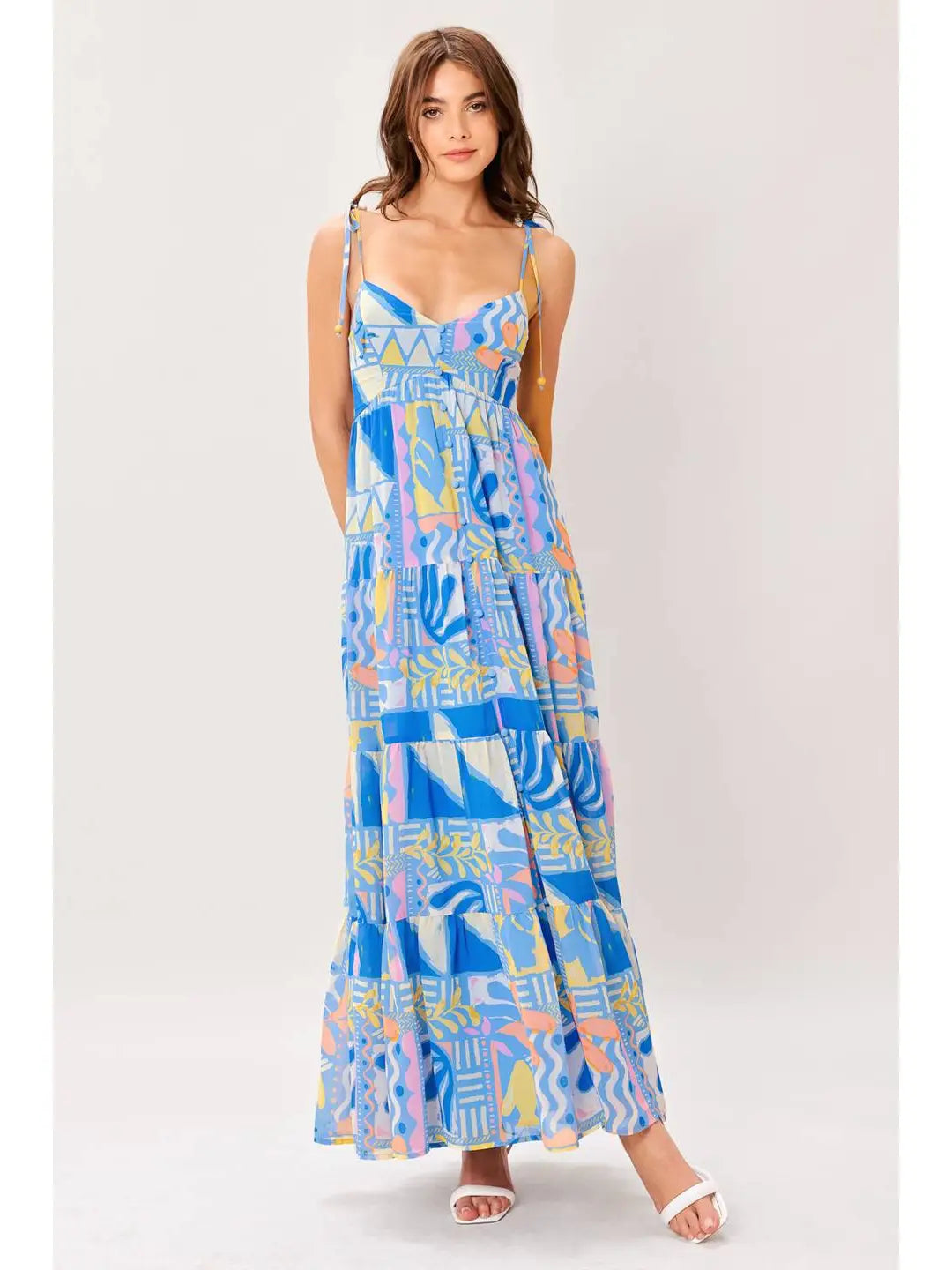McKenna Printed Maxi Dress
