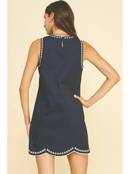 Ember Floral Embroidered Dress
