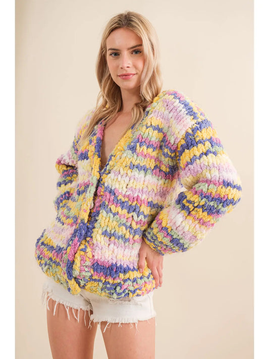 Mixed Yarn Cardigan ~SALE $36.80~