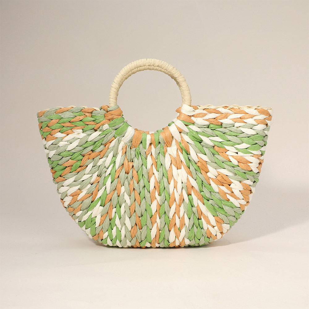 Multi Color Straw Bag