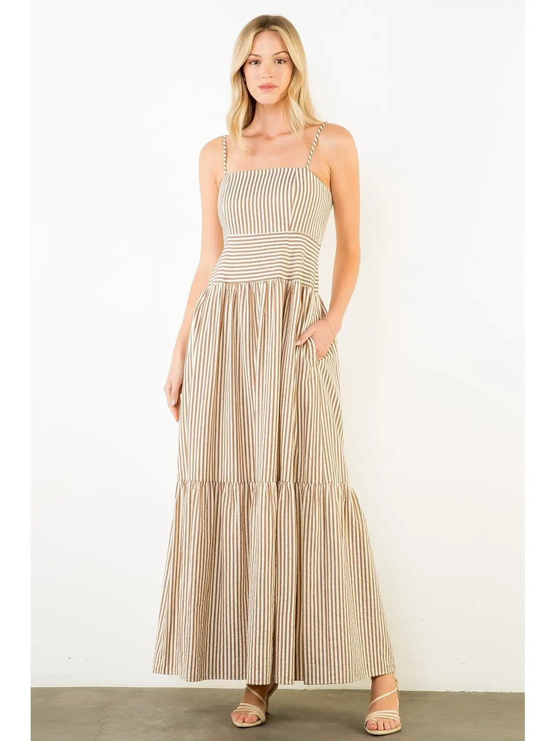 Tate Textured Striped Dress