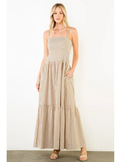 Tate Textured Striped Dress