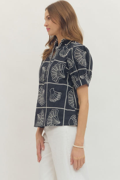 Tinsley Embroidered Top