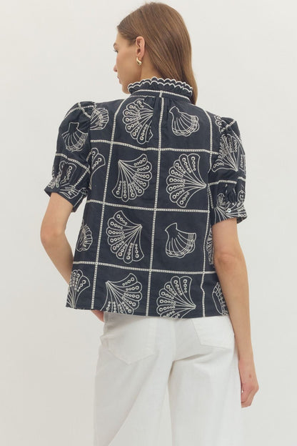 Tinsley Embroidered Top