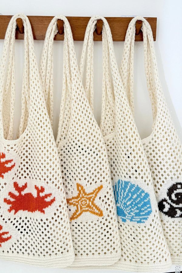 Under The Sea Crochet Beach Bag