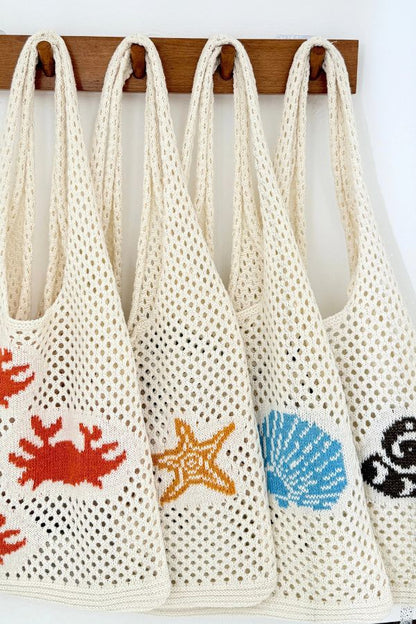 Under The Sea Crochet Beach Bag
