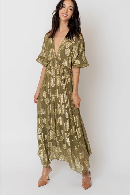 Gold Detail Dress ~SALE $39.20~