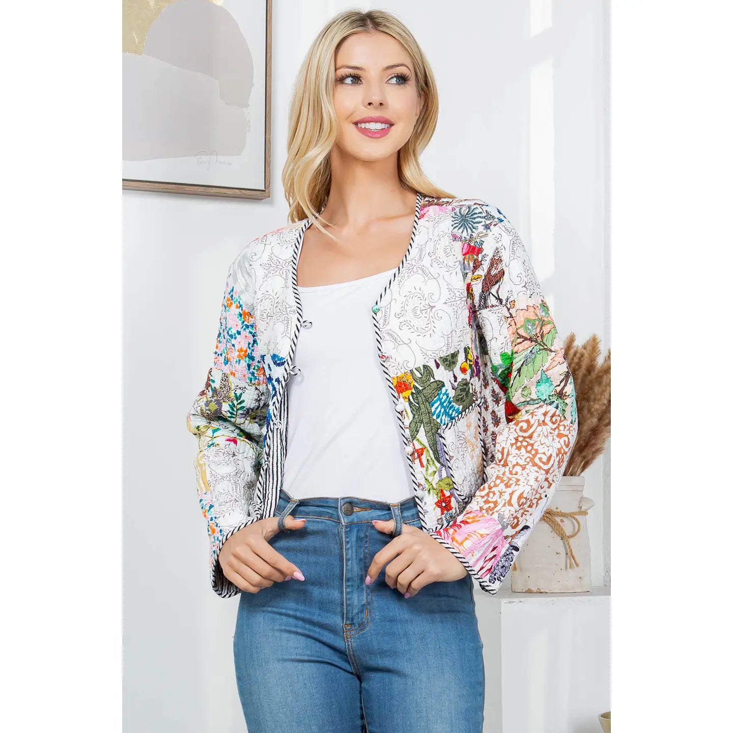 Quilted Patch Jacket (More Colors)