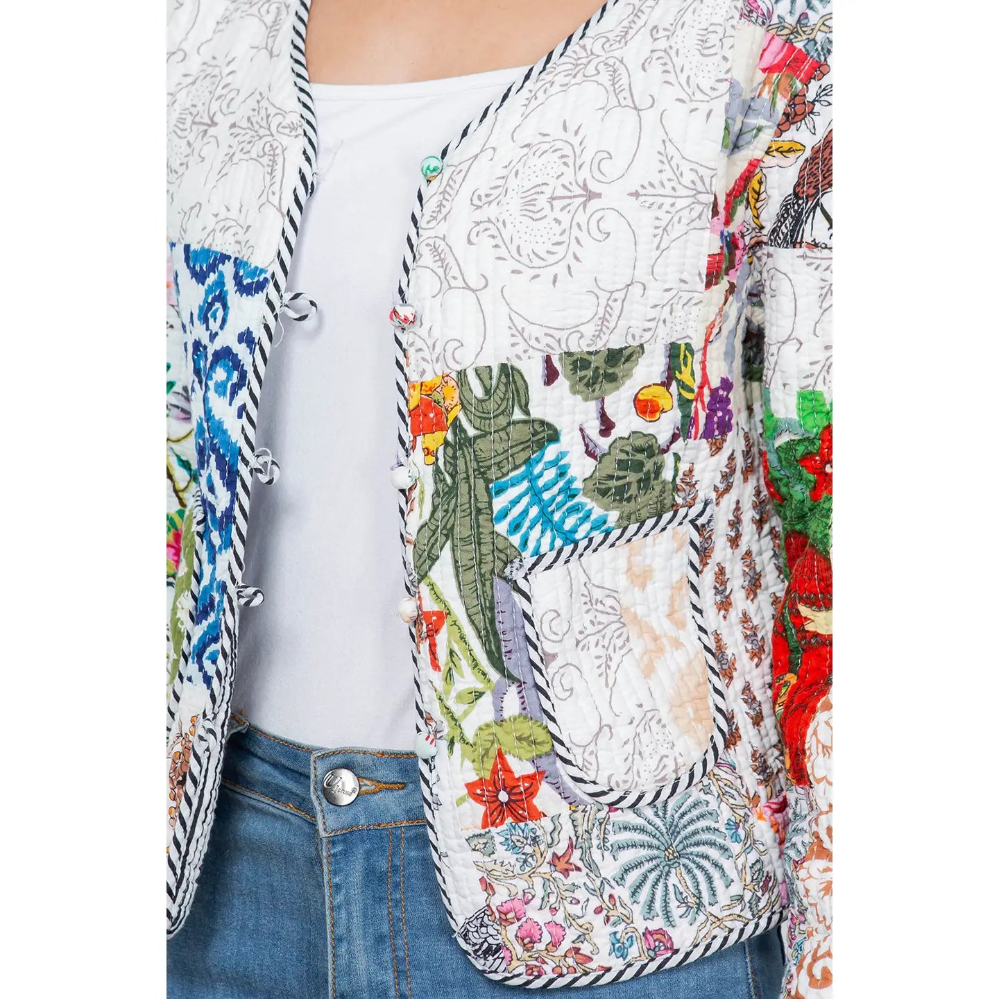 Quilted Patch Jacket (More Colors)