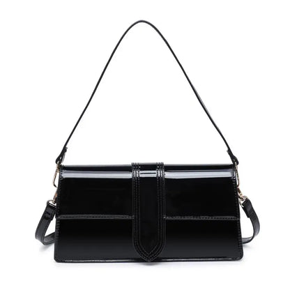 Violet Patent Bag