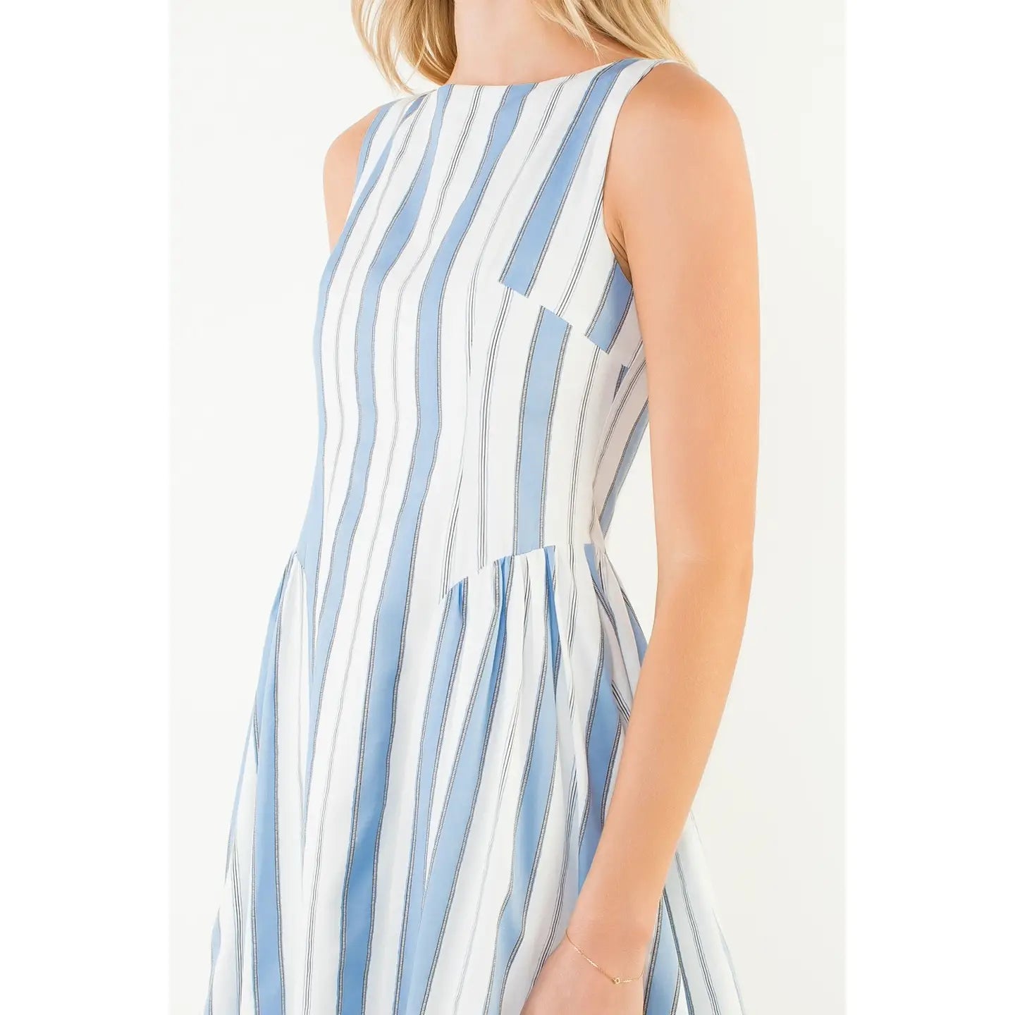 Harlow Striped Midi Dress