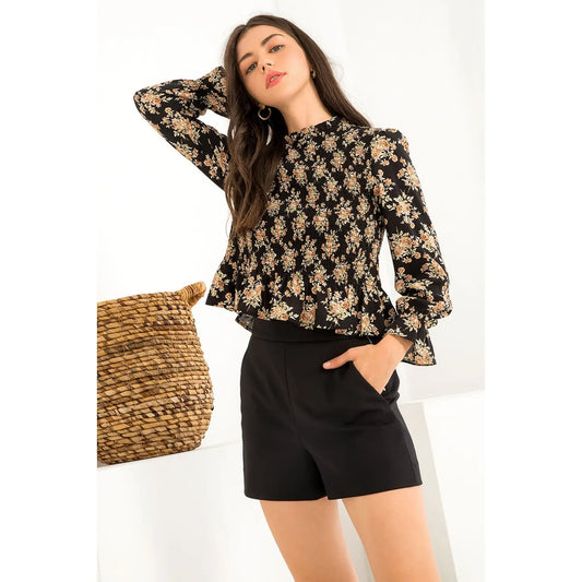 Maura Peplum Top