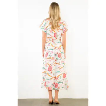 Neve Floral Midi Dress