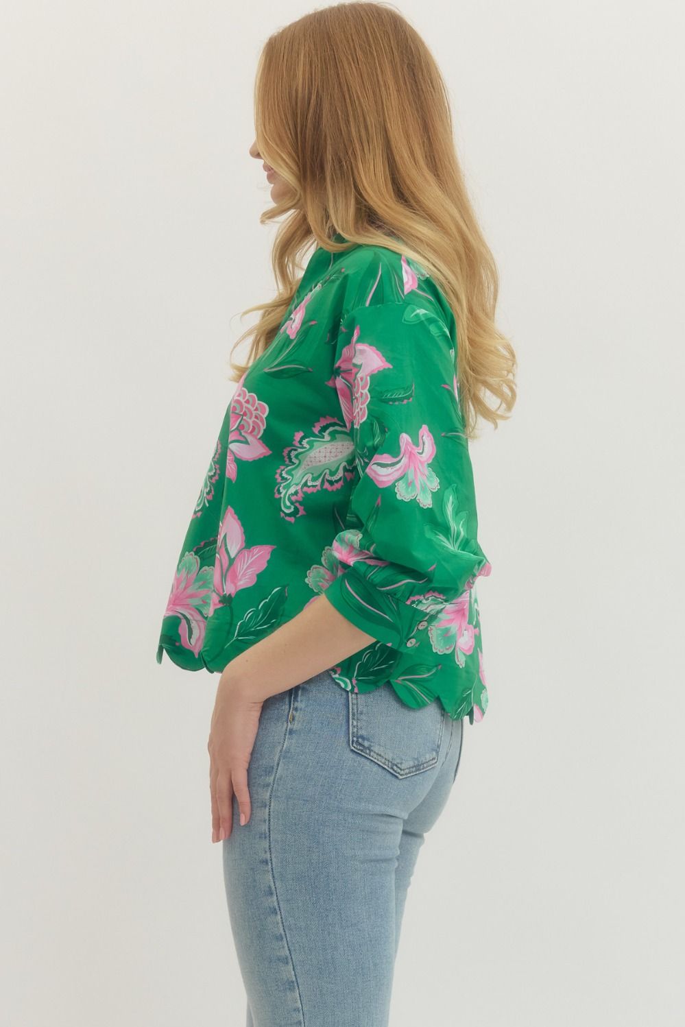 Quinn Scalloped Detailed Top
