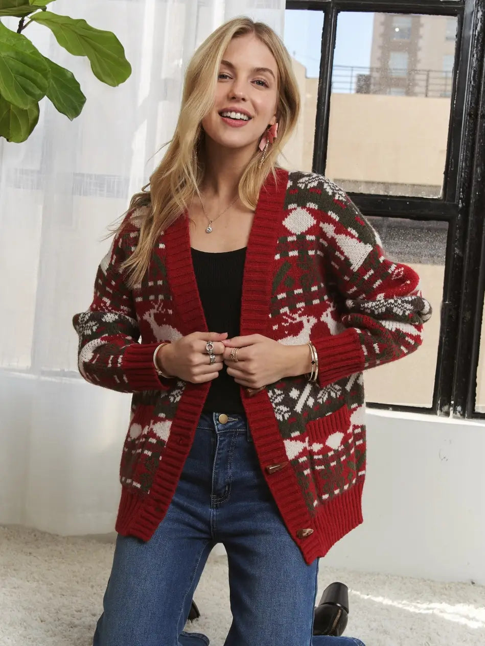 Reindeer Holiday Sweater