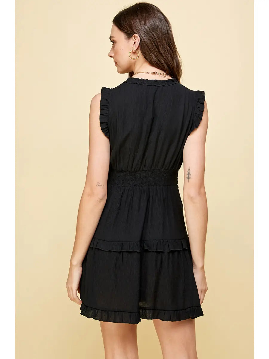 Mya Ruffle Detail Dress