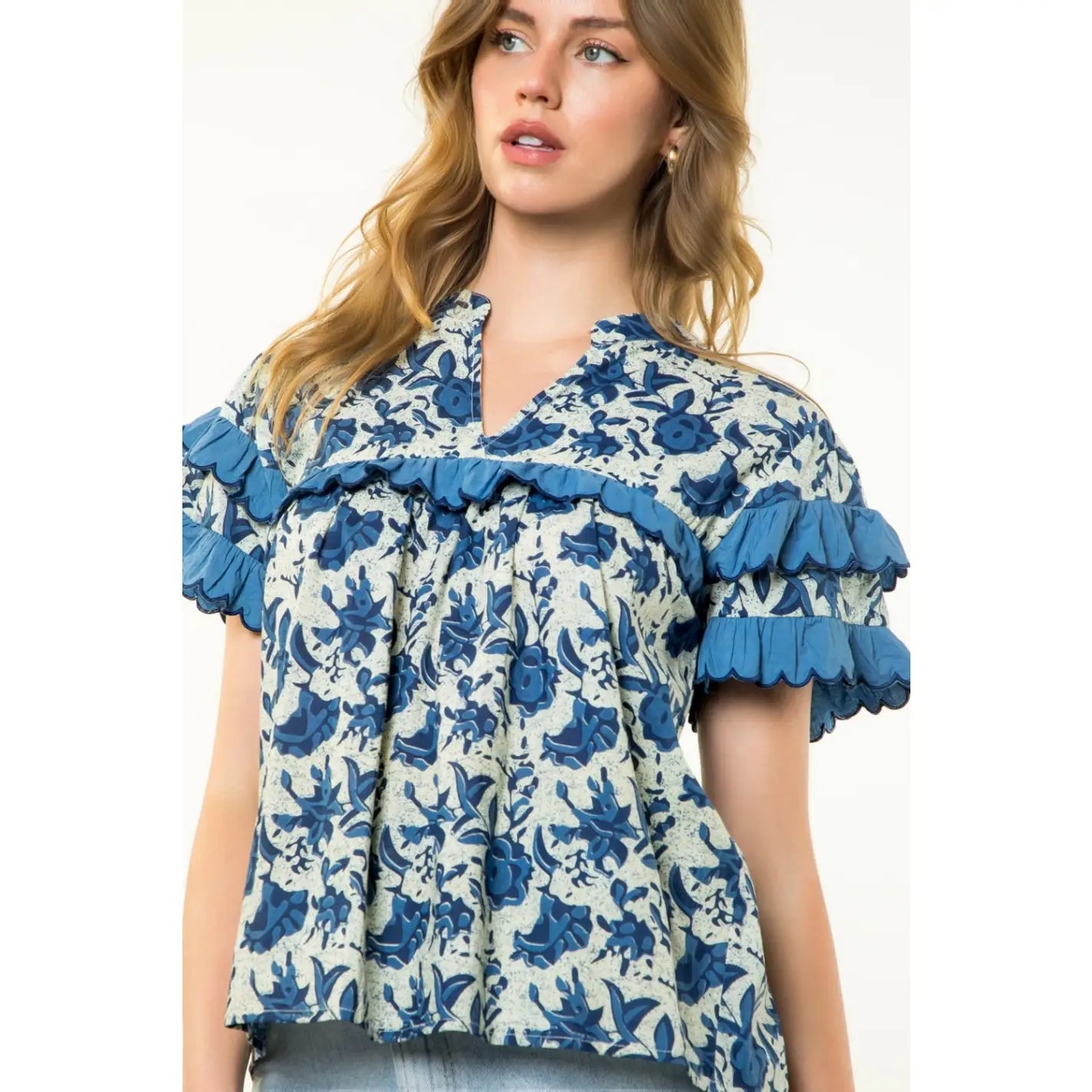 Finley Ruffle Top