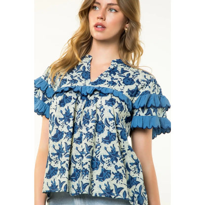 Finley Ruffle Top