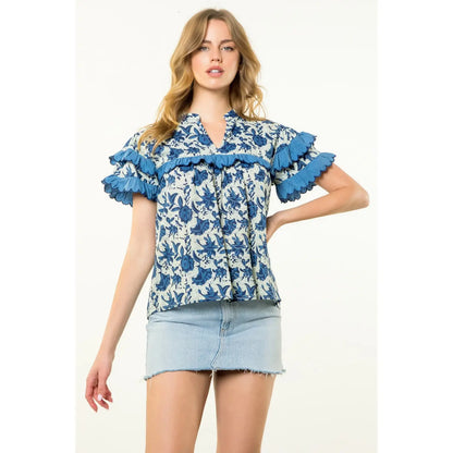 Finley Ruffle Top