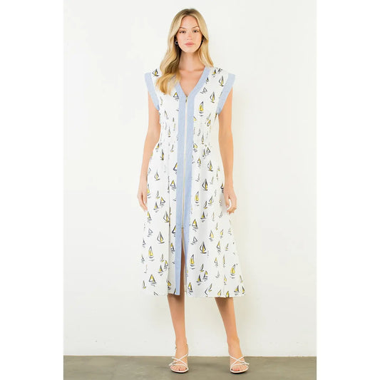 Sailboat Midi Dress