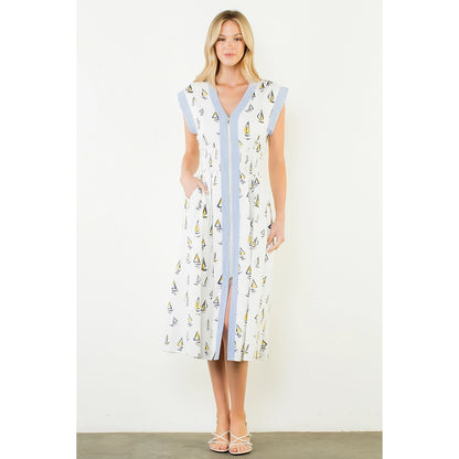 Sailboat Midi Dress