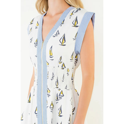 Sailboat Midi Dress