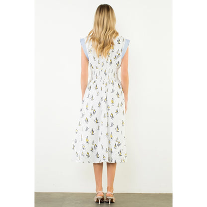 Sailboat Midi Dress