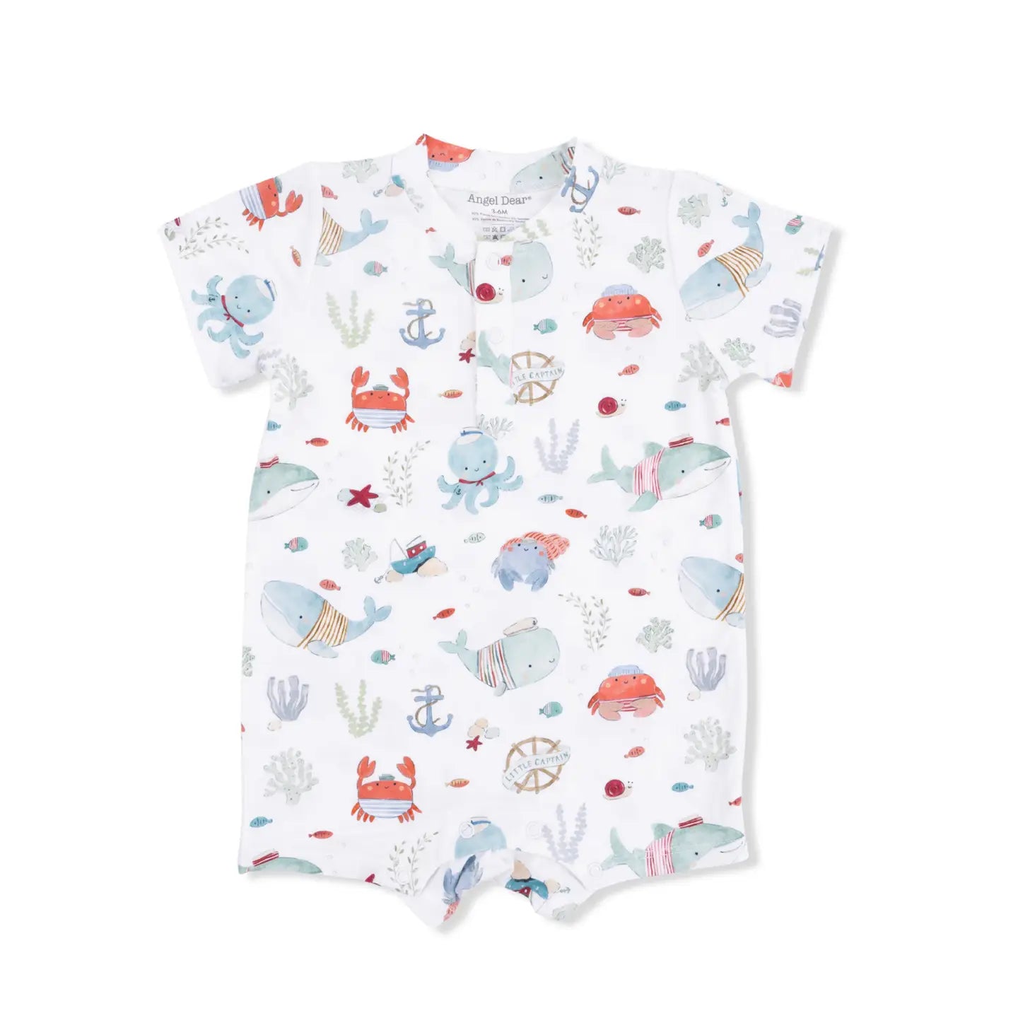 Sailor Sea Creatures Shortie Romper