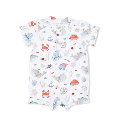 Sailor Sea Creatures Shortie Romper