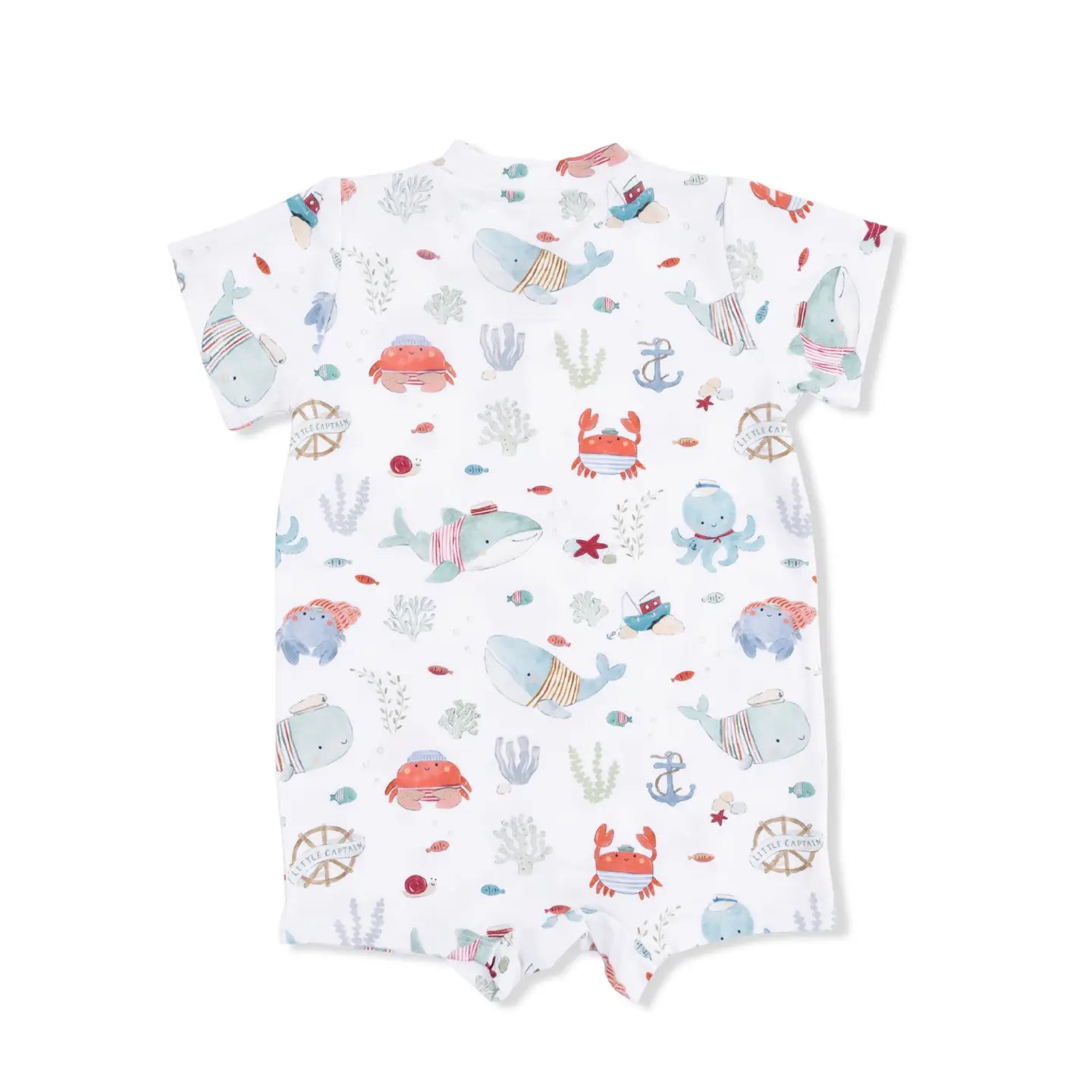 Sailor Sea Creatures Shortie Romper