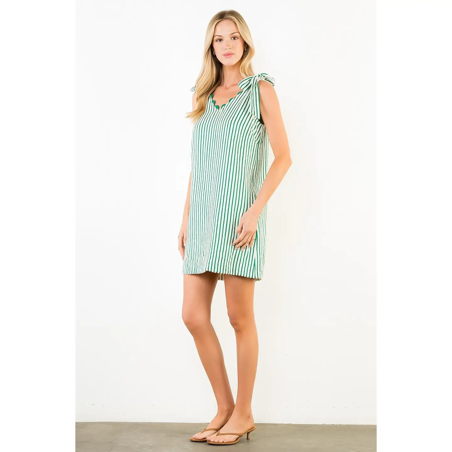 Naomi Scalloped Dress