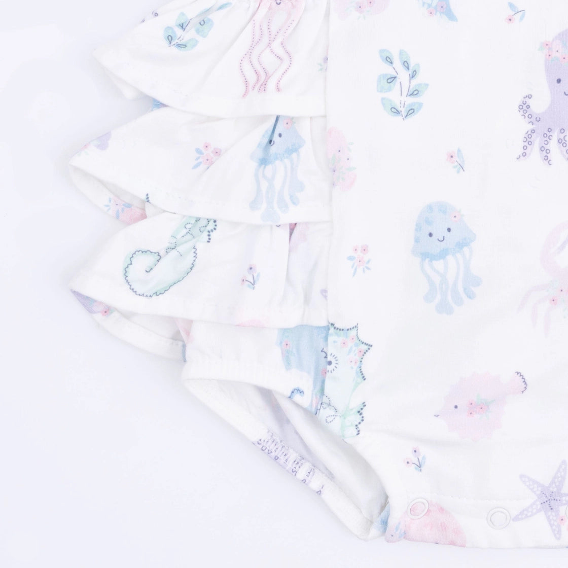 Sea Creatures Ruffle Romper